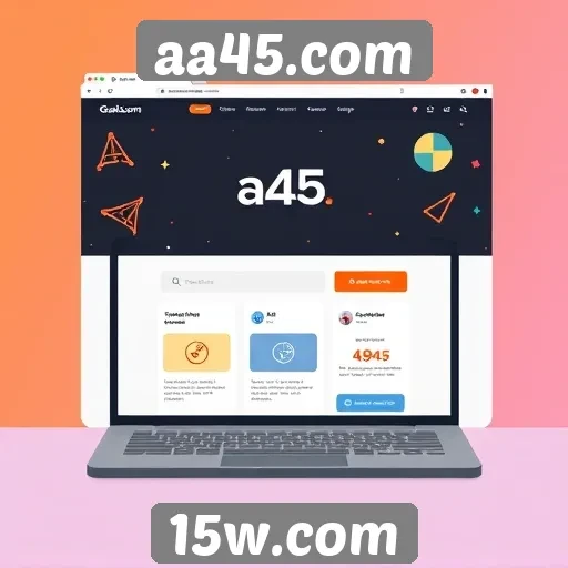 Análise da interface do usuário no aa45.com